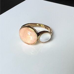 J Crew Double Stone Ring - Size 7